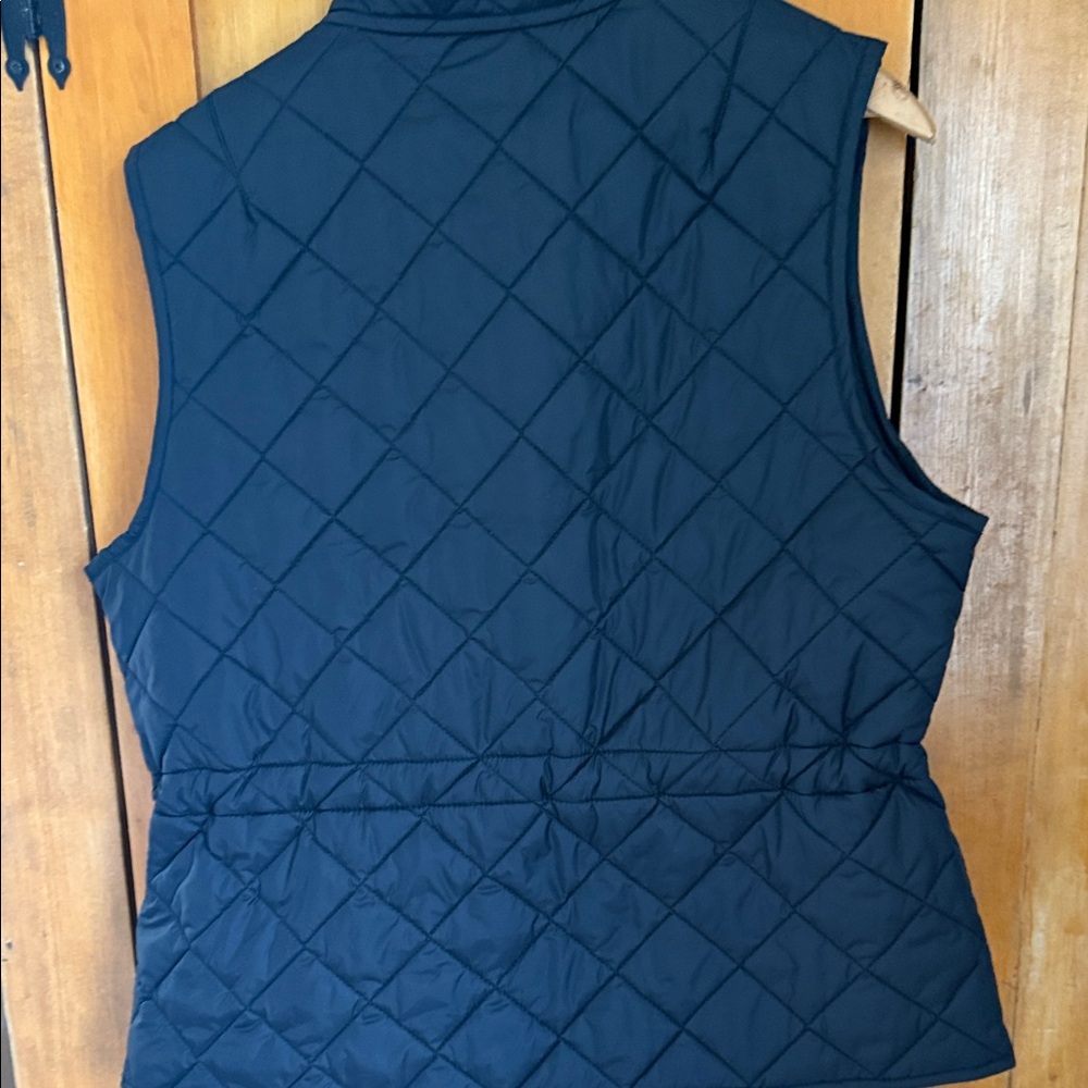 Gap Quilted Vest Y2K Mandarin Collar Large - Picture 8 of 9